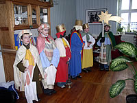Bild von der Sternsingeraktion in Watterbach