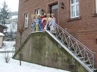 Bild von der Sternsingeraktion in Watterbach